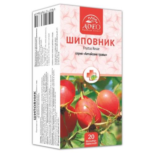 ФИТОЧАЙ ШИПОВНИК АЛТАЙСКИЕ ТРАВЫ 1,5 Ф/П №20