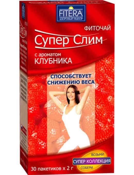 ФИТОЧАЙ СУПЕР СЛИМ КЛУБНИКА Ф/П 2Г №30