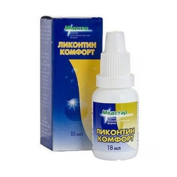 ЛИКОНТИН-КОМФОРТ РАСТВОР ДЛЯ ЛИНЗ 18МЛ