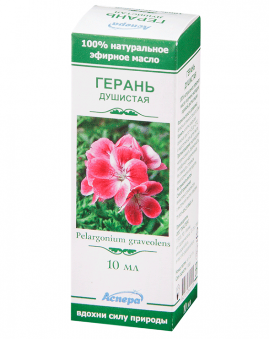 МАСЛО ЭФИРНОЕ ГЕРАНЬ 10МЛ
