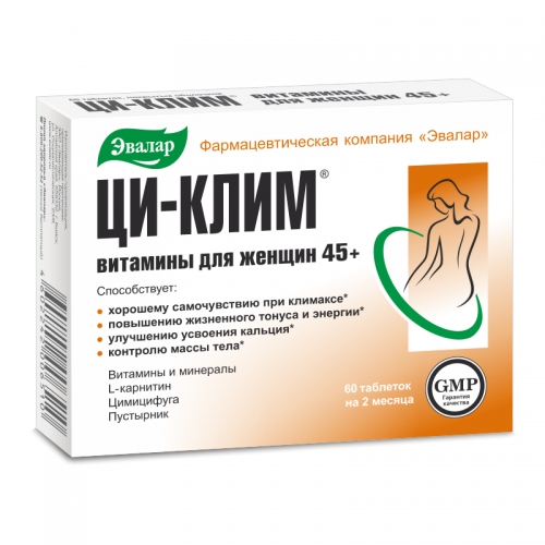 ЦИ-КЛИМ ВИТАМИНЫ Д/ЖЕН 45+ТАБ №60