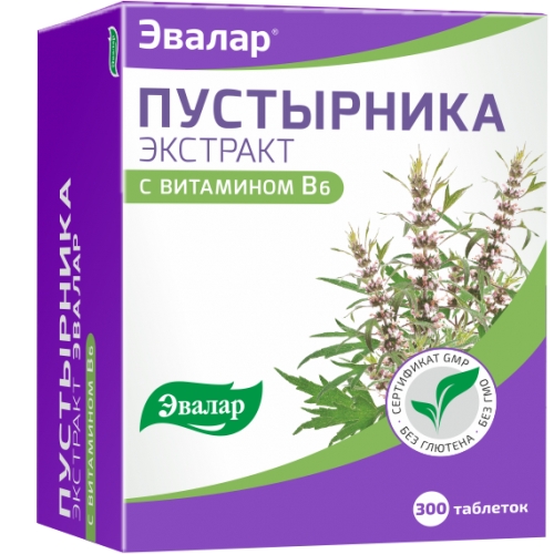ПУСТЫРНИКА ЭКСТРАКТ ЭВАЛАР ТАБ №300