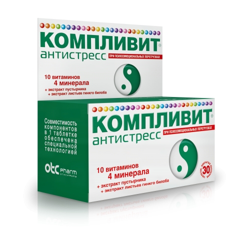 КОМПЛИВИТ АНТИСТРЕСС ТАБ №30