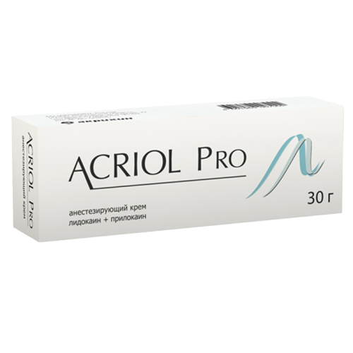 АКРИОЛ ПРО КРЕМ Д/МЕСТ/НАРУЖ 2,5%+2,5% 30Г ТУБА