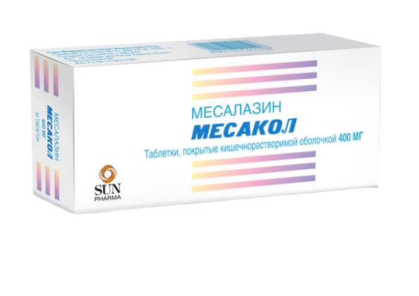 МЕСАКОЛ ТАБ П/О 400МГ №50