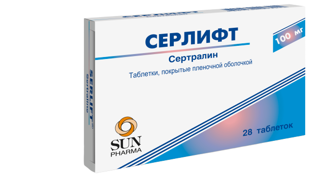 СЕРЛИФТ ТАБ П/О 100МГ №28