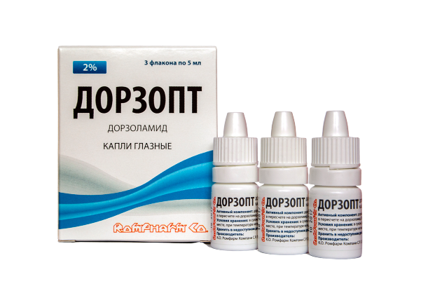 ДОРЗОПТ КАПЛИ ГЛАЗНЫЕ 2% ФЛ 5МЛ №3
