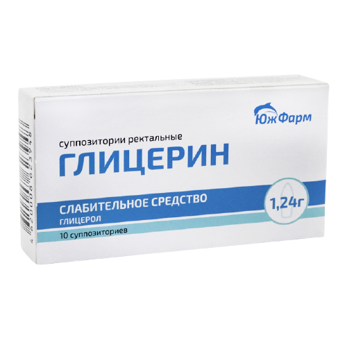 ГЛИЦЕРИН СУПП РЕКТ 1,24 №10