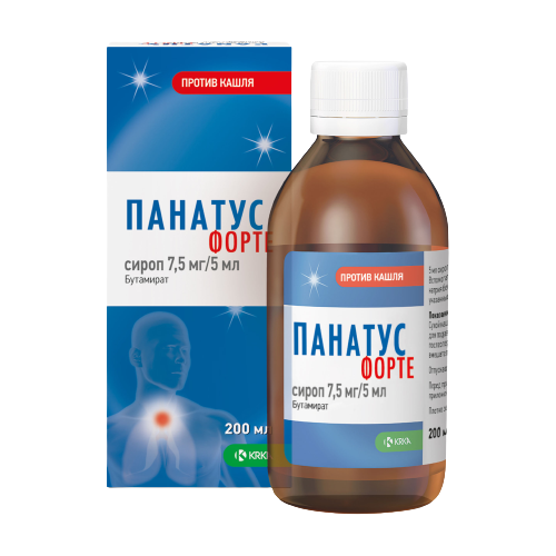 ПАНАТУС ФОРТЕ СИРОП 7,5МГ/5МЛ 200МЛ ФЛ+МЕРНАЯ ЛОЖКА