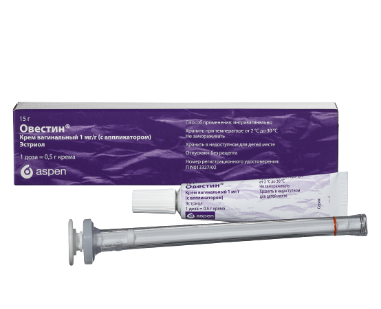 ОВЕСТИН КРЕМ ВАГ 1МГ/Г 15Г