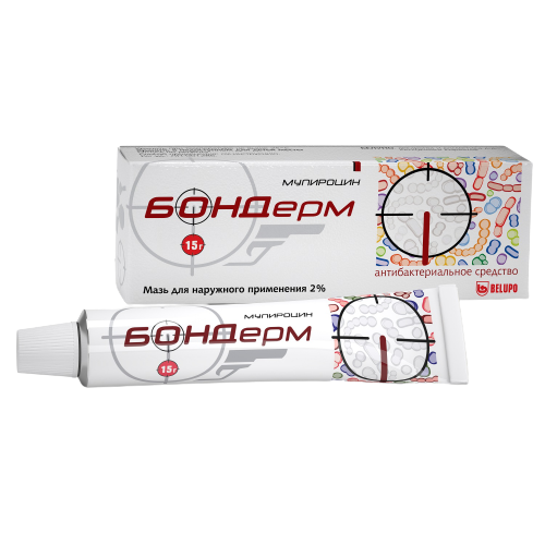 БОНДЕРМ МАЗЬ Д/НАРУЖ 2% 15Г ТУБА