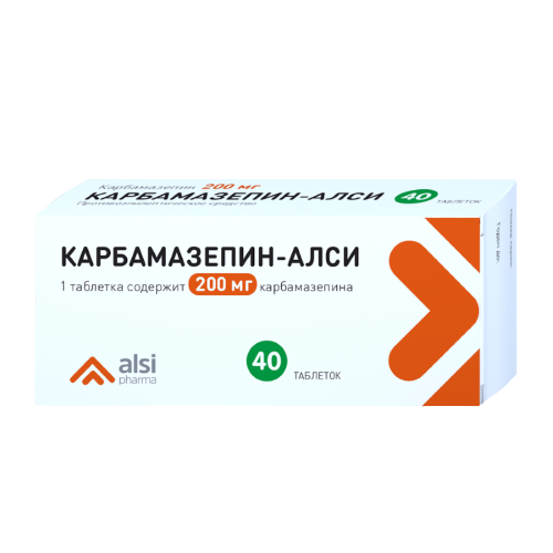 КАРБАМАЗЕПИН-АЛСИ ТАБ 200МГ №40