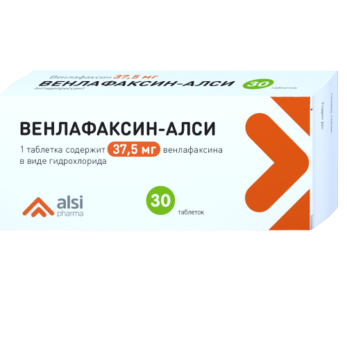 ВЕНЛАФАКСИН-АЛСИ ТАБ 37,5МГ №30
