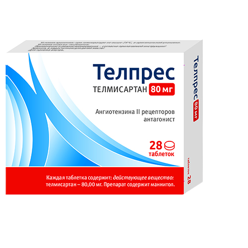 ТЕЛПРЕС ТАБ 80МГ №28