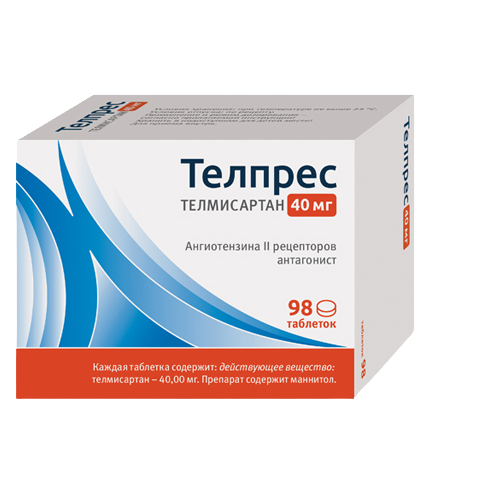 ТЕЛПРЕС ТАБ 40МГ №98