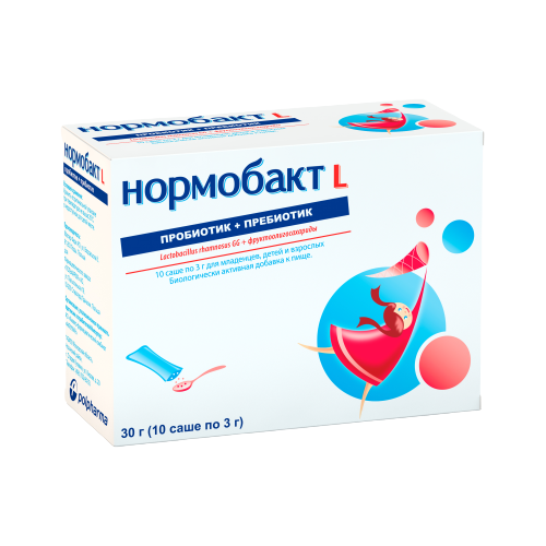 НОРМОБАКТ Л 3Г САШЕ №10 БАД
