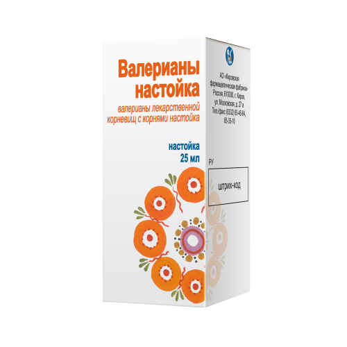 ВАЛЕРИАНЫ НАСТОЙКА 25МЛ