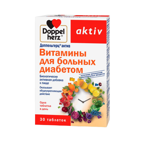 ДОППЕЛЬГЕРЦ АКТИВ ВИТАМИНЫ Д/БОЛЬНЫХ ДИАБЕТОМ ТАБ №30