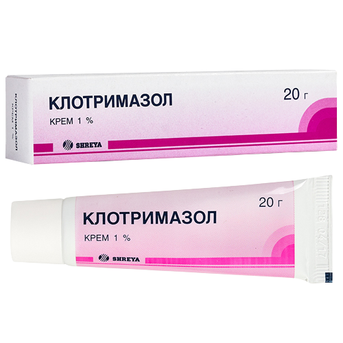 КЛОТРИМАЗОЛ КРЕМ 1% 20Г