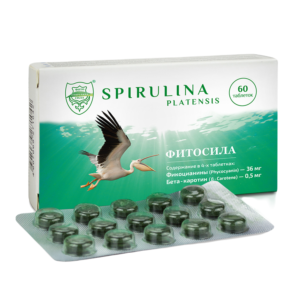 СПИРУЛИНА-ФИТОСИЛА ТАБ 350МГ №60