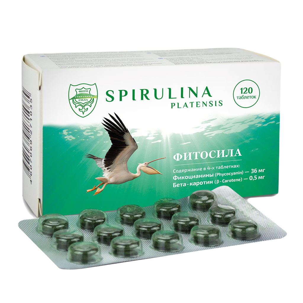 СПИРУЛИНА-ФИТОСИЛА ТАБ №120
