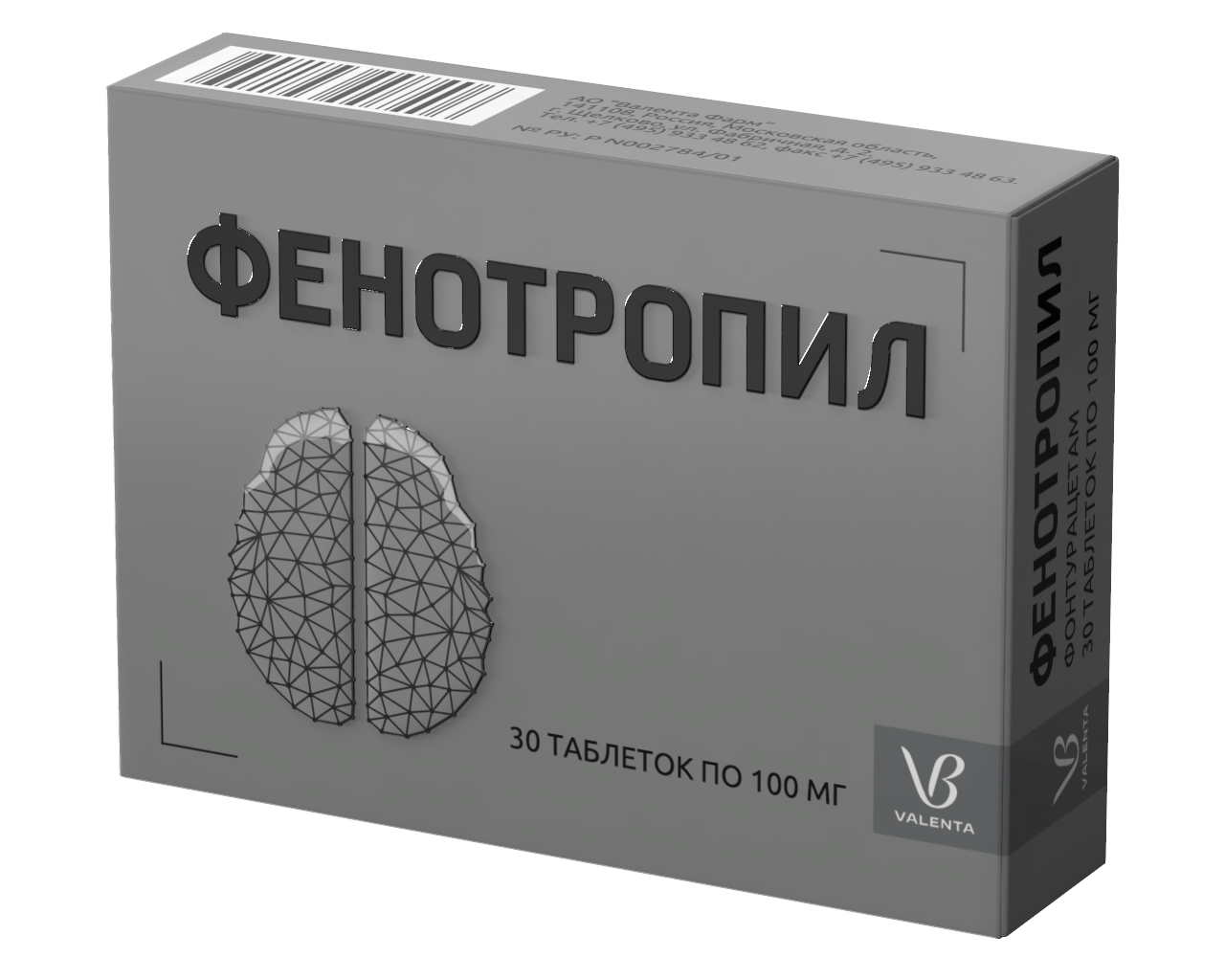 ФЕНОТРОПИЛ ТАБ 100МГ №30