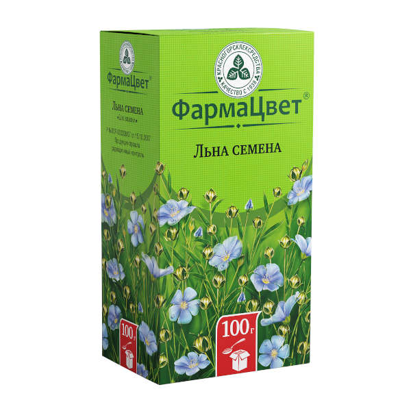 ЛЬНА СЕМЕНА ПАЧКА 100Г