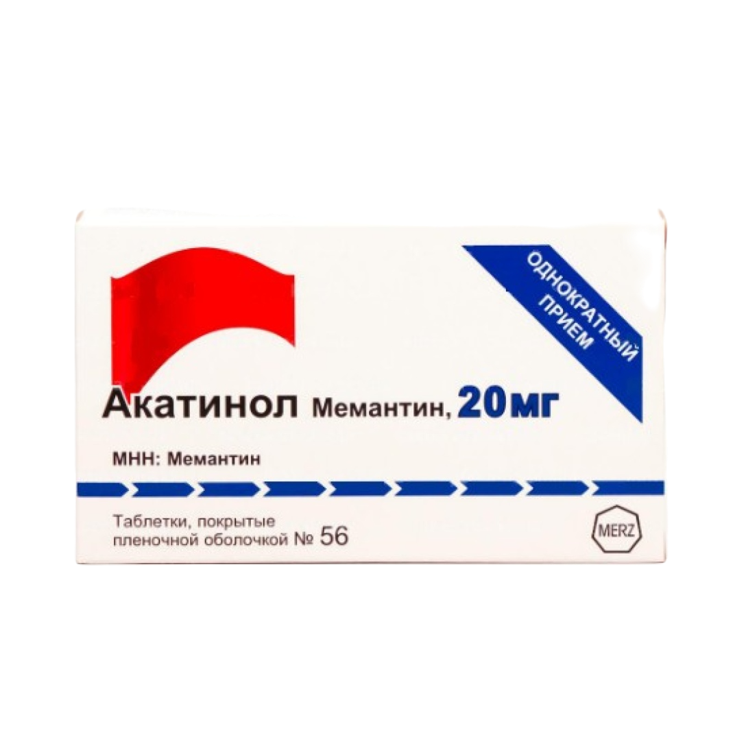 АКАТИНОЛ МЕМАНТИН ТАБ П/О 20МГ №56