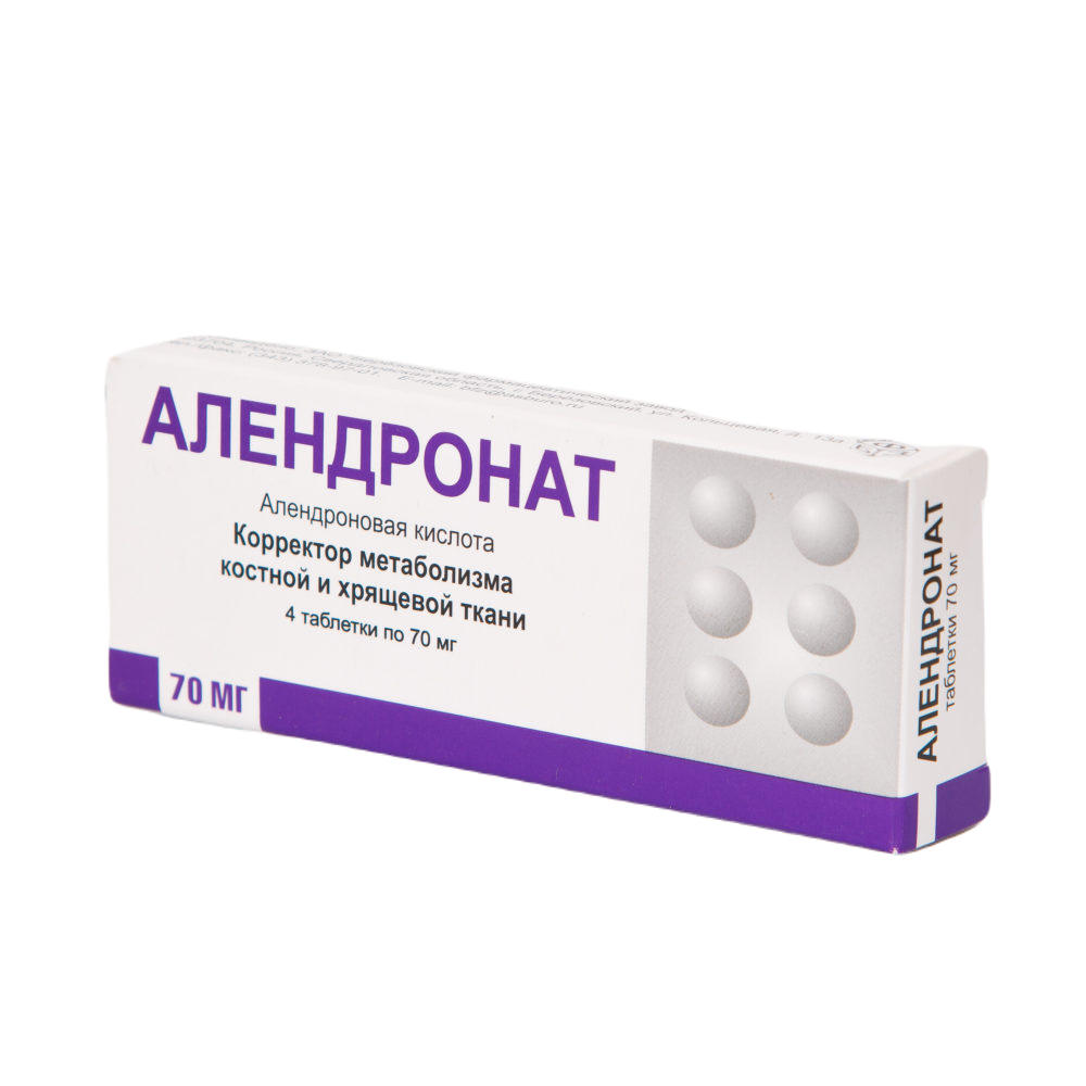 АЛЕНДРОНАТ ТАБ 70МГ №4