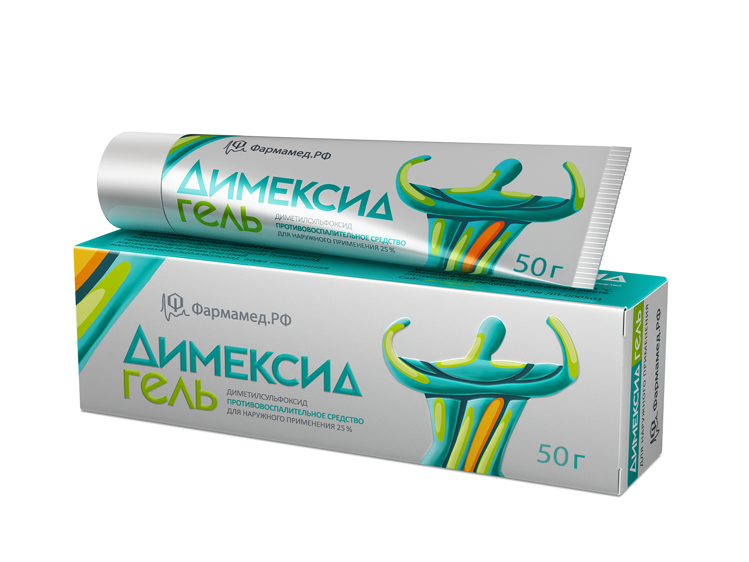 ДИМЕКСИД ГЕЛЬ НАРУЖ 25% 50Г