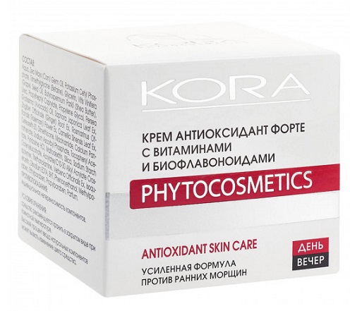 КОРА КРЕМ Д/ЛИЦА ВИТАМИНЫ/БИОФЛАВОНОИДЫ АНТИОКСИДАНТ ФОРТЕ ФЛ 50МЛ