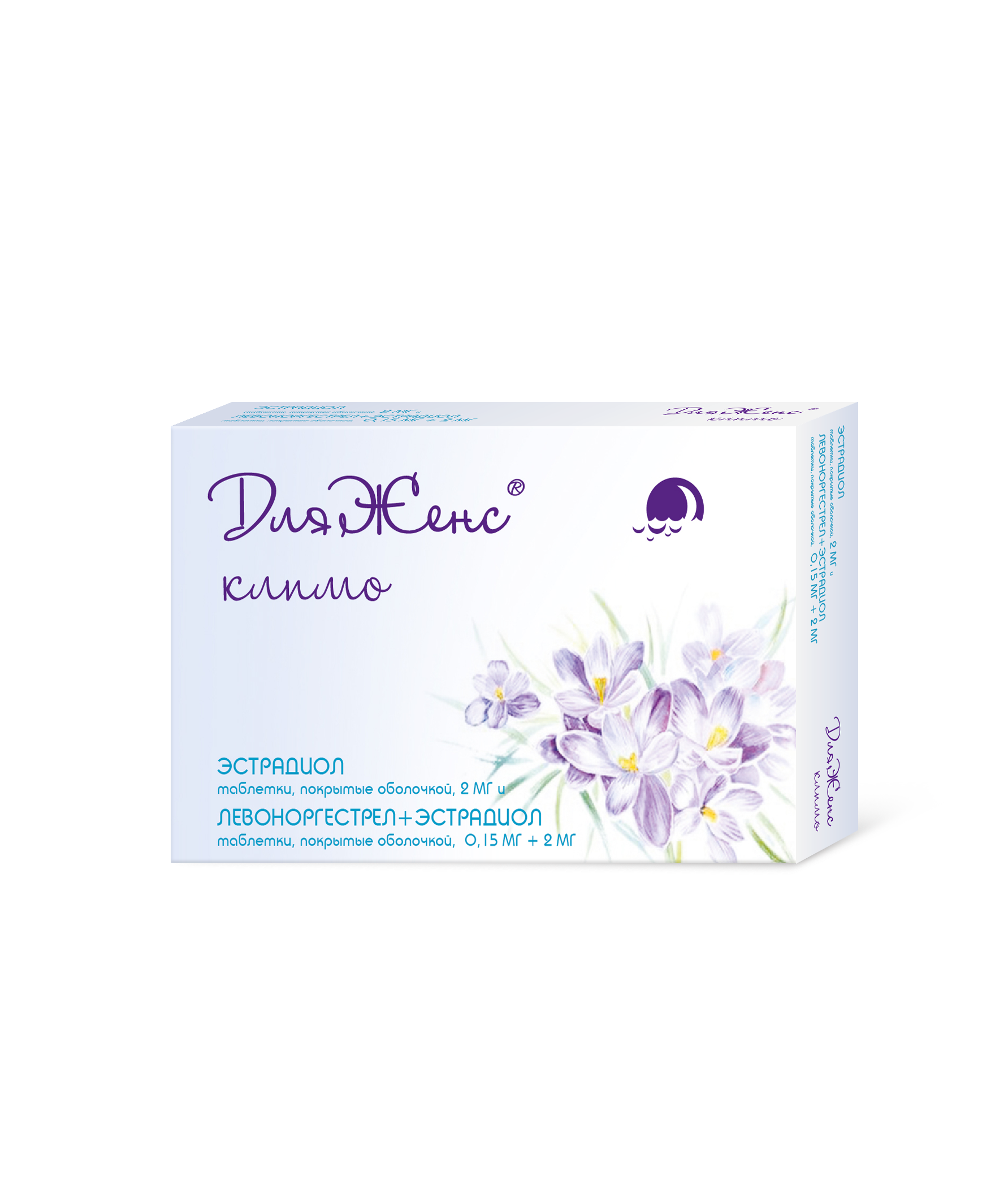 ДЛЯЖЕНС КЛИМО ТАБ П/О 2МГ/0,15МГ+2МГ №21
