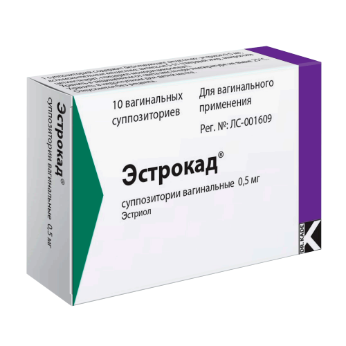 ЭСТРОКАД СУПП ВАГ 0,5МГ №10