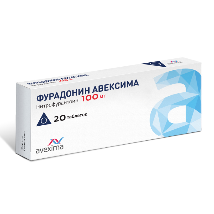 ФУРАДОНИН АВЕКСИМА ТАБ 100МГ №20