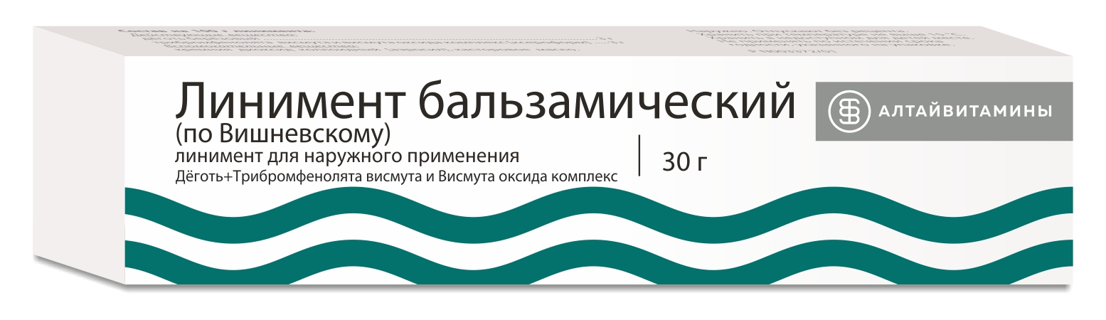 ЛИНИМЕНТ БАЛЬЗАМИЧЕСКИЙ ПО ВИШНЕВСКОМУ 30Г