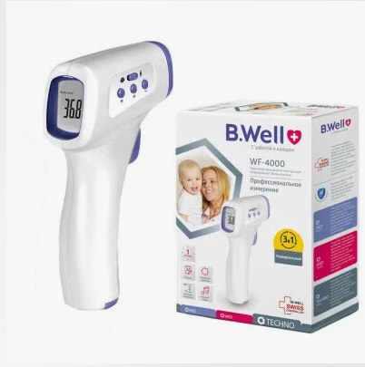 ТЕРМОМЕТР БЕСКОНТАКТНЫЙ WF-4000 ИНФРАКРАСНЫЙ