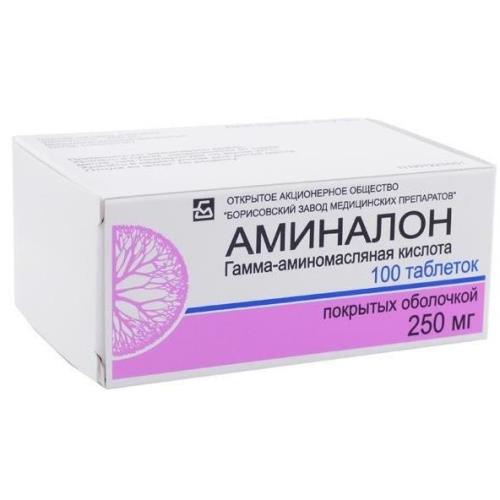 АМИНАЛОН ТАБ П/О 250МГ №100