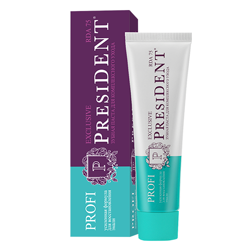 ПРЕЗИДЕНТ ПРОФИ ЗУБНАЯ ПАСТА ЭКСКЛЮЗИВ 100МЛ