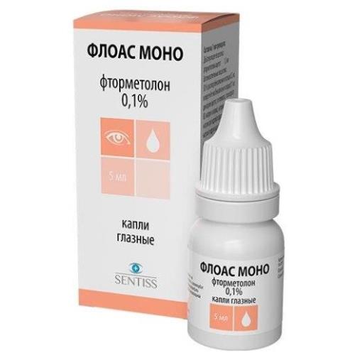 ФЛОАС МОНО КАПЛИ ГЛАЗНЫЕ 0,1% 5МЛ ФЛ