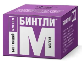 БИНТ ЛИПКИЙ ПРОНИЦАЕМЫЙ БИНТЛИ-М 5СМХ200СМ