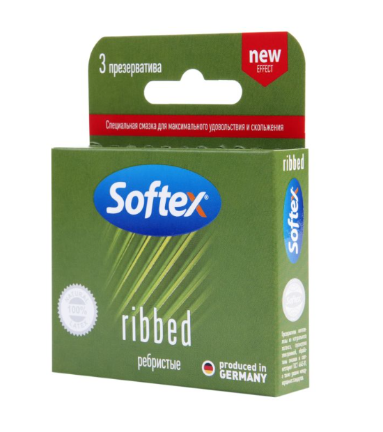 СОФТЕКС ПРЕЗЕРВАТИВЫ РИББЕД №3