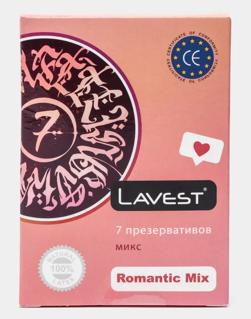 ПРЕЗЕРВАТИВЫ ЛАВЕСТ РОМАНТИК МИКС №7