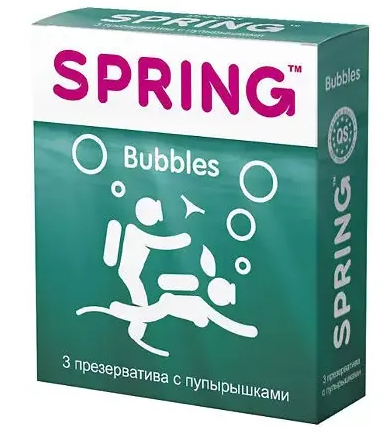 СПРИНГ ПРЕЗЕРВАТИВЫ БАБЛС С ПУПЫРЫШКАМИ №3