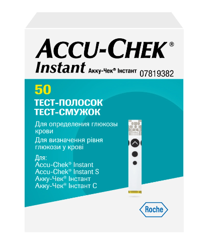 ТЕСТ-ПОЛОСКИ АККУ-ЧЕК ИНСТАНТ №50
