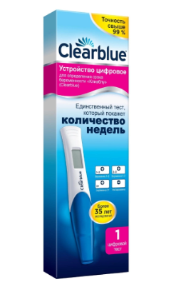 ТЕСТ Д/ОПРЕДЕЛЕНИЯ БЕРЕМЕННОСТИ КЛИАБЛУ УСТРОЙСТВО ЦИФРОВОЕ №1