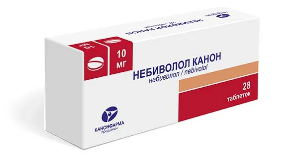 НЕБИВОЛОЛ КАНОН ТАБ 10МГ №28