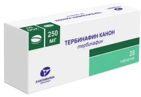 ТЕРБИНАФИН КАНОН ТАБ 250МГ №28