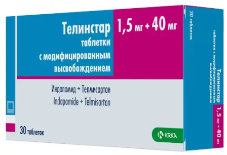 ТЕЛИНСТАР ТАБ МВ 1.5МГ+40МГ №30