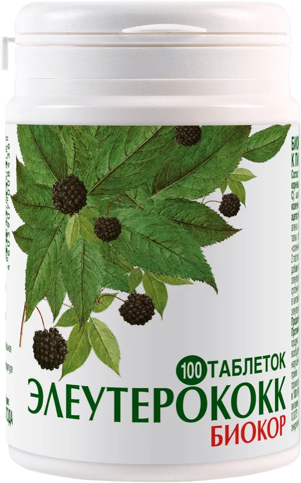 ЭЛЕУТЕРОКОКК БИОКОР ТАБ №100 БАД