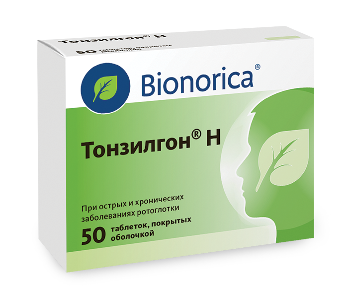 ТОНЗИЛГОН Н ТАБ П/О №50